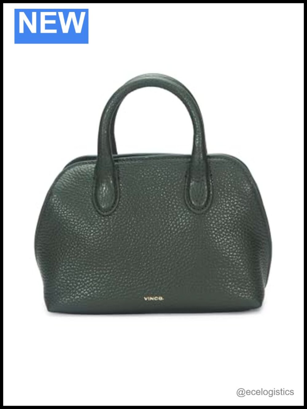 Vince Pebble Mini Delphine Leather Crossbody Hobo Bag